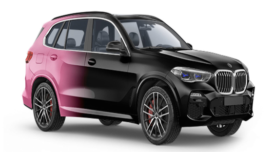 GMT Printable Vinyl Gradient in pink and black Digital Print Car Wrap Vinyl DIY Customized Design Substitute to MPI 1105