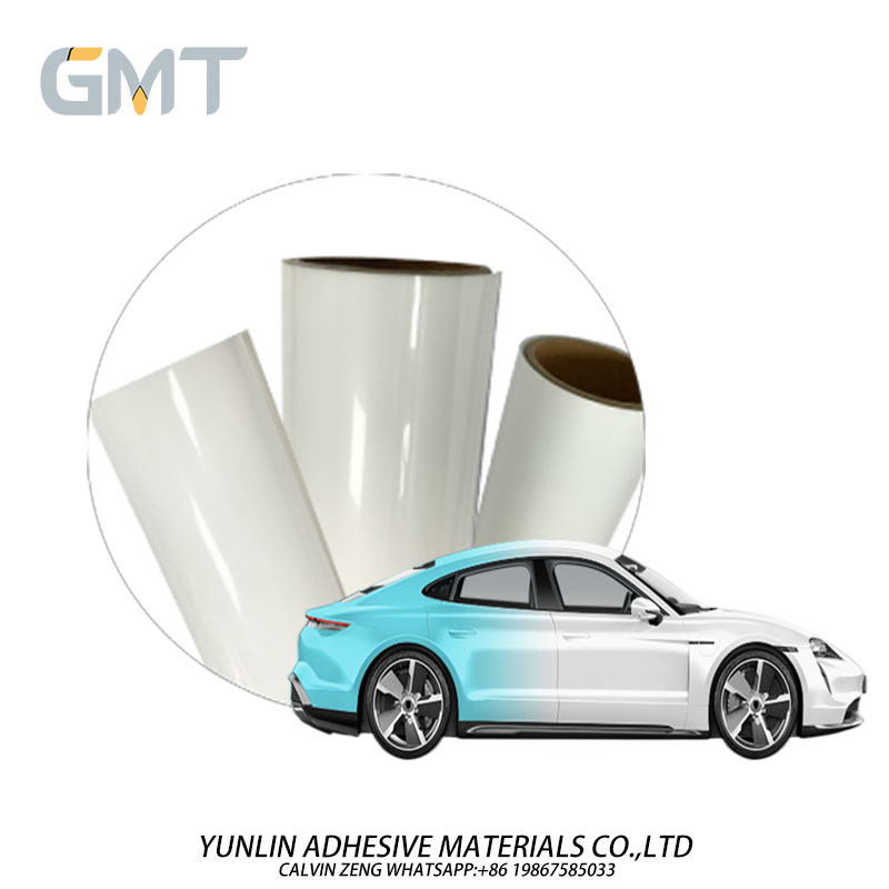 GMT Printable Vinyl Gredient in Cambridge blue and white Digital Print Polymeric PVC 160g Substitute to MPI 1105