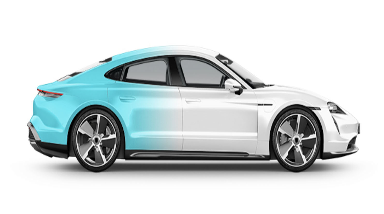 GMT Printable Vinyl Gredient in Cambridge blue and white Digital Print Polymeric PVC 160g Substitute to MPI 1105